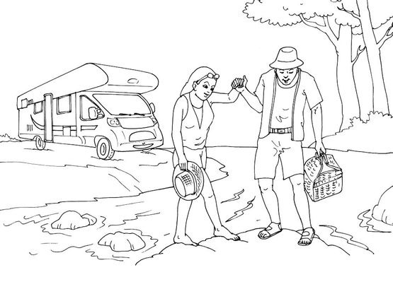 Coloriage Camping 15 Coloriage Camping Coloriages Divers