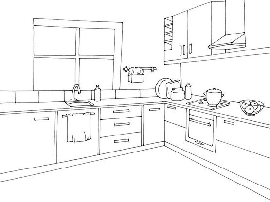 Coloriage Cuisine 15 Coloriage Cuisine Coloriages Maison