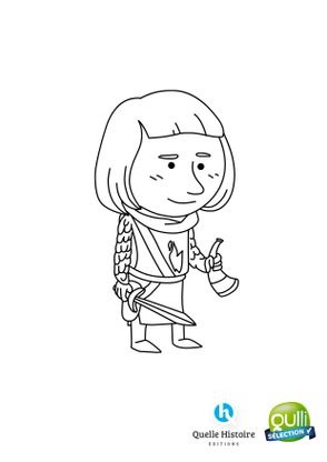 Coloriage Quelle Histoire Roland 1 Coloriage Quelle Histoire Coloriages Personnages