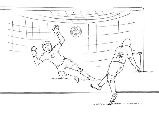 Coloriage Football 16 Coloriage Football Coloriages Sports