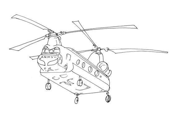Coloriage Helicoptere 10 Coloriage Helicopteres Coloriages Transports
