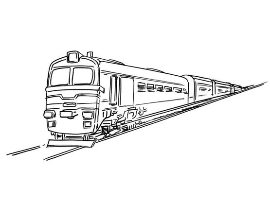 coloriage train 7 trains coloriages transports ballon de