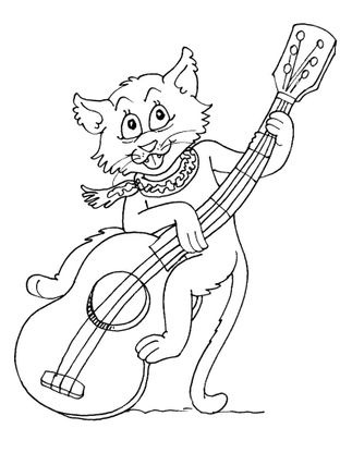Coloriage Chat 17  Coloriage Chats  Coloriages Animaux