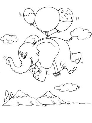 Coloriage Eléphant 23  Coloriage Elephants  Coloriages Animaux