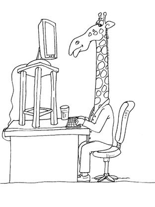 Coloriage Girafe 16 - Coloriage Girafes - Coloriages Animaux