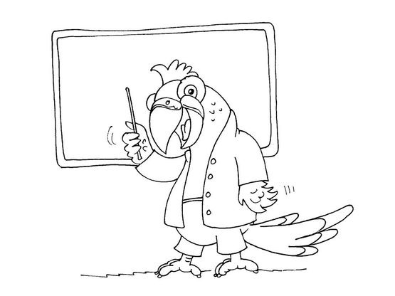 Coloriage Perroquet 22 - Coloriage Perroquets - Coloriages Animaux