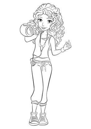 Coloriage coloriagefriendsmusique  Coloriage LEGO Friends