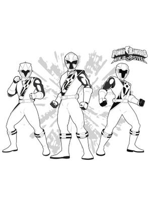 Coloriage Les Rangers - Coloriage Power Rangers Ninja Steel ...