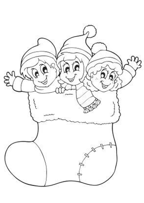 Coloriage Noël  les lutins du Père Noël  Coloriage Noel  Coloriages