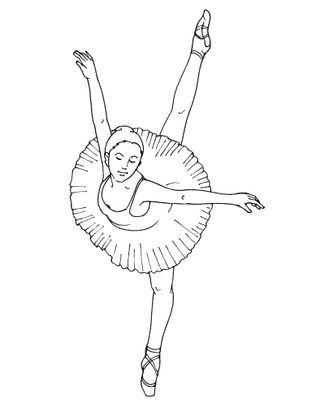 Coloriage Danseuse 14  Coloriage Danseuses  Coloriages Metiers