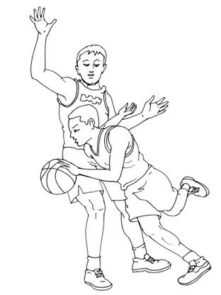 Coloriage Basket 12  Coloriage Basket  Coloriages Sports