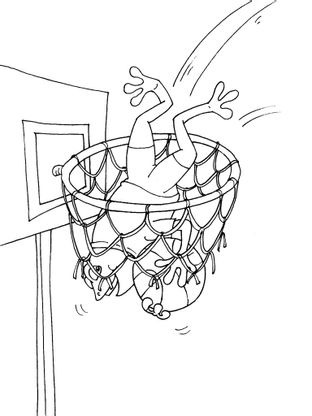 Coloriage Basket 26 - Coloriage Basket - Coloriages Sports