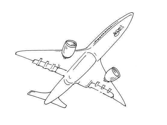Coloriage Avion 8  Coloriage Avions  Coloriages Transports