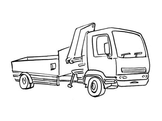 Coloriage Camion 11  Coloriage Camions  Coloriages Transports