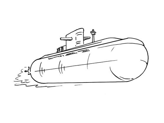 Coloriage Sousmarin 7  Coloriage Sous marins  Coloriages Transports