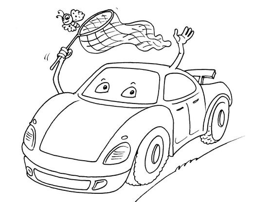 Coloriage Voiture 25 - Coloriage Voitures - Coloriages Transports