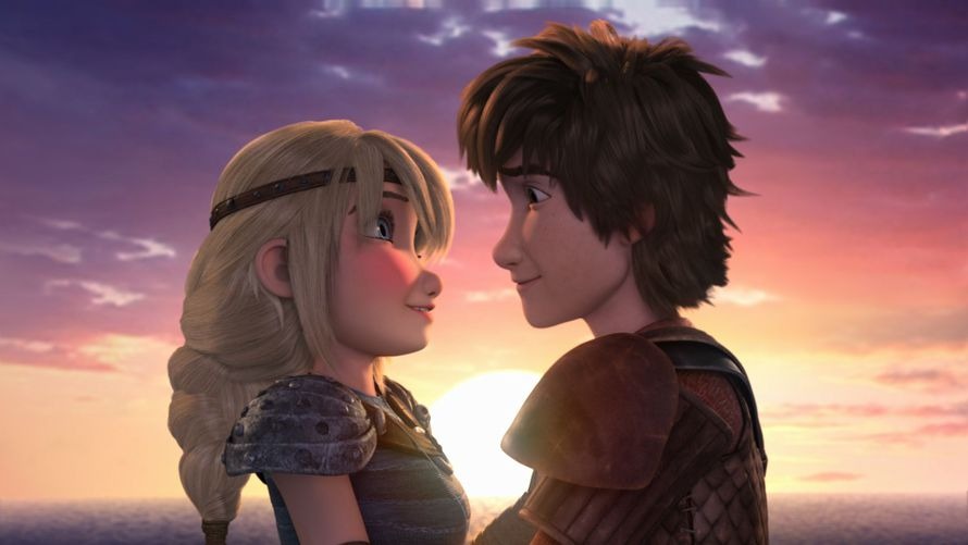 Dragon Par Dela Les Rives Harold Et Astrid