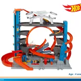 Hot Wheels City - Méga Transporteur Rouge 50Ème